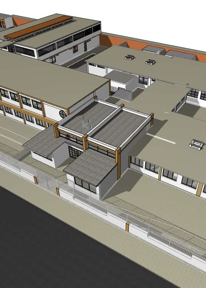 Levantamiento del Centro Materno Infantil del Rímac, expediente técnico de remodelación, desarrollado por ARQBIMStudio.